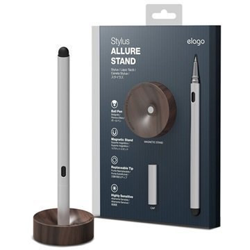 Elago Allure Stylus Osoitinkynä & Puinen Teline Saksanpähkinä