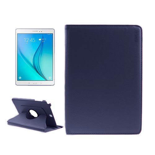 Enkay Litsi Kuvioinen Samsung Galaxy Tab A 9.7 Nahkakotelo Tumma Sininen