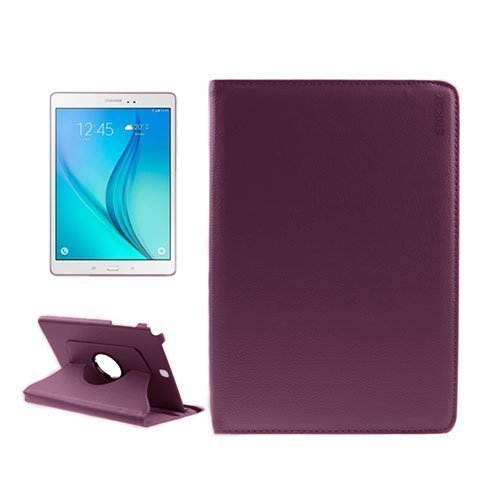 Enkay Litsi Kuvioinen Samsung Galaxy Tab A 9.7 Nahkakotelo Violetti