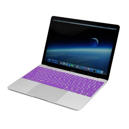 Enkay Macbook 12-Inch 2015 Retina Display Silicone Keyboard Film Violetti