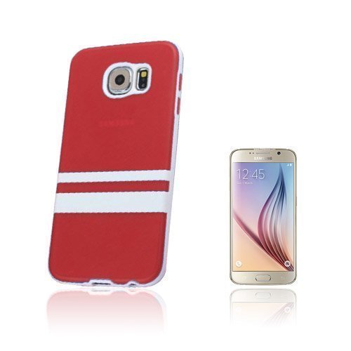 Enkay Samsung Galaxy S6 Suojakuori Punainen