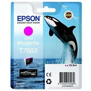 Epson T7603 Mustepatruuna C13T76034010 Heleä Magenta