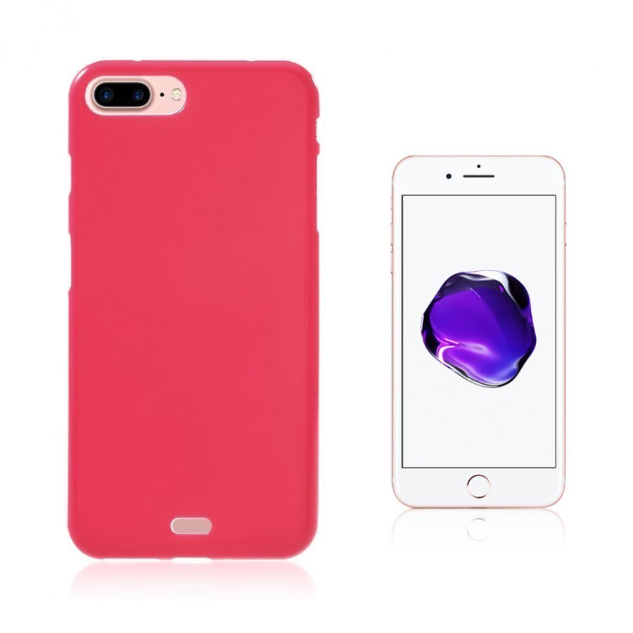 Erland Iphone 7 Plus Joustava Suojaava Kuori Kuuma Pinkki