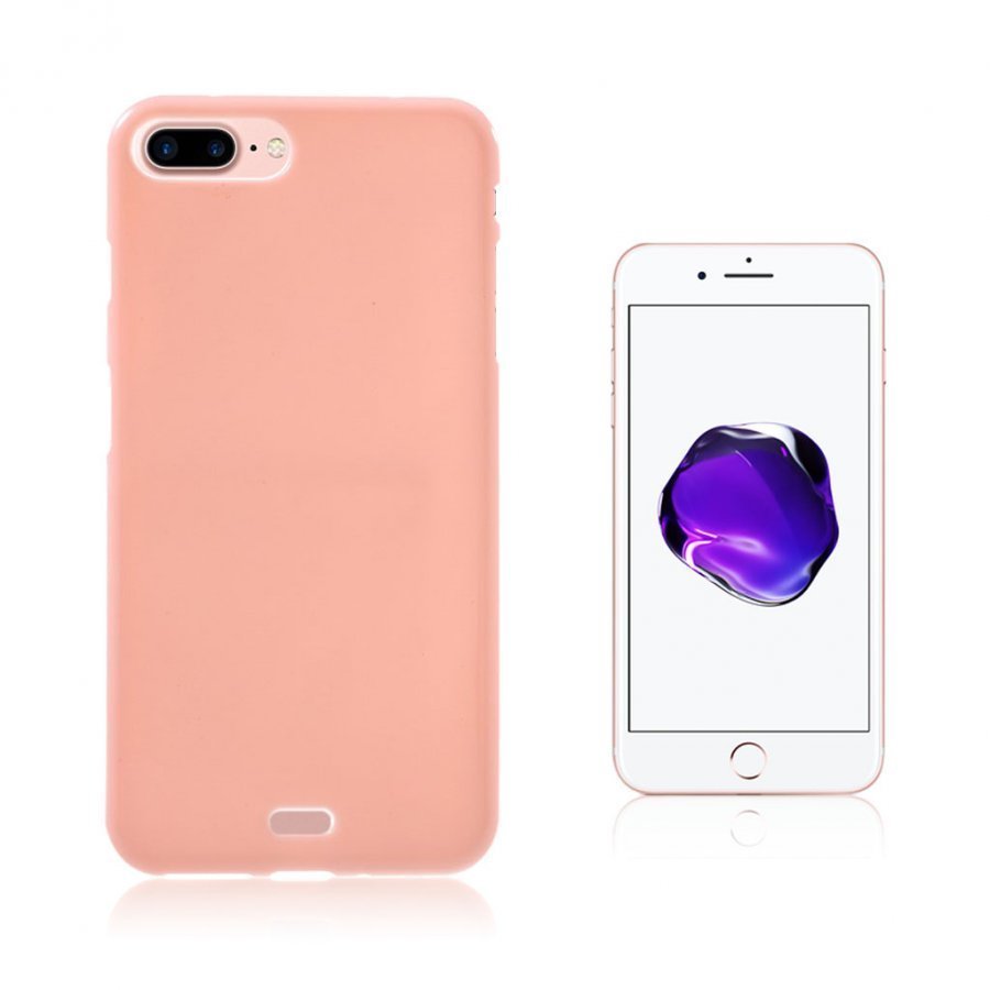 Erland Iphone 7 Plus Joustava Suojaava Kuori Pinkki