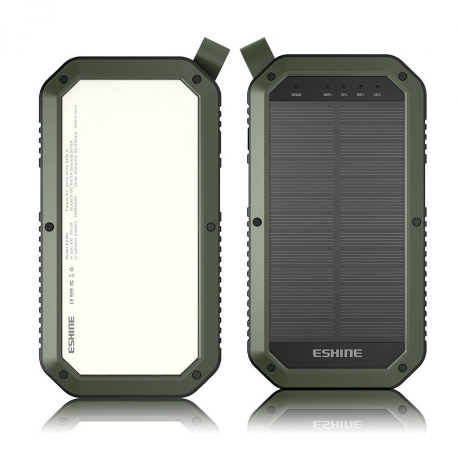 Eshine 8000mah 3 Usb Portin Varavirtalähde Ulkokäyttöön Armeijan Vihreä