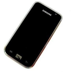 Etupaneeli kosketuspaneelilla and LCD Näyttö Samsung Galaxy S Plus I9001 musta Alkuperäinen