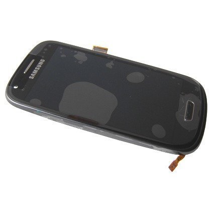 Etupaneeli kosketuspaneelilla and LCD Näyttö Samsung I8190 Galaxy S3 Mini musta Alkuperäinen