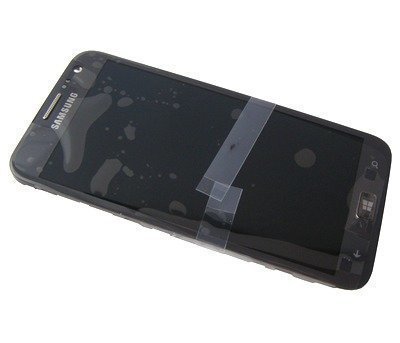 Etupaneeli kosketuspaneelilla and LCD Näyttö Samsung I8750 Ativ S aluminium silver Alkuperäinen