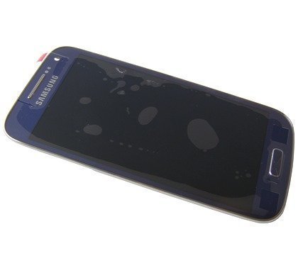 Etupaneeli kosketuspaneelilla and LCD Näyttö Samsung I9195 Galaxy S4 Mini blue Alkuperäinen