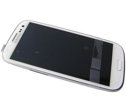 Etupaneeli kosketuspaneelilla and LCD Näyttö Samsung I9300i Galaxy S3 Neo/ I9301 Galaxy S3 Neo valkoinen Alkuperäinen