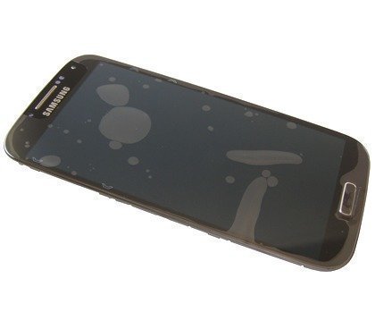 Etupaneeli kosketuspaneelilla and LCD Näyttö Samsung I9505 Galaxy S4 LTE musta edition Alkuperäinen
