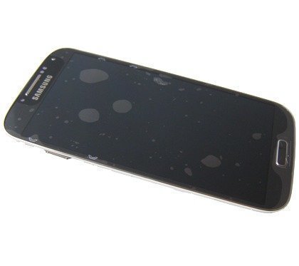 Etupaneeli kosketuspaneelilla and LCD Näyttö Samsung I9515 Galaxy S4 Value Edition musta Alkuperäinen