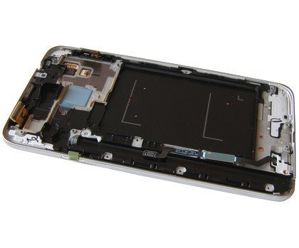 Etupaneeli kosketuspaneelilla and LCD Näyttö Samsung SM-N7505 Galaxy Note 3 Neo LTE+ valkoinen Alkuperäinen