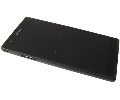 Etupaneeli kosketuspaneelilla and LCD Näyttö Sony D5303/ D5306 Xperia T2 Ultra musta Alkuperäinen