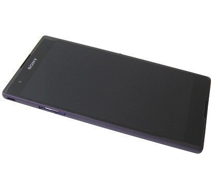 Etupaneeli kosketuspaneelilla and LCD Näyttö Sony D5303/ D5306 Xperia T2 Ultra purple Alkuperäinen