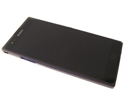 Etupaneeli kosketuspaneelilla and LCD Näyttö Sony D5322 Xperia T2 Ultra Dual purple Alkuperäinen