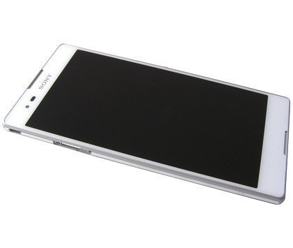 Etupaneeli kosketuspaneelilla and LCD Näyttö Sony D5322 Xperia T2 Ultra Dual valkoinen Alkuperäinen