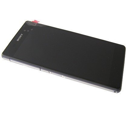 Etupaneeli kosketuspaneelilla and LCD Näyttö Sony D6502/ D6503/ D6543/ L50w Xperia Z2 musta Alkuperäinen
