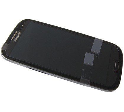 Etupaneeli kosketuspaneelilla and Näyttö Samsung I9300i Galaxy S3 Neo musta Alkuperäinen