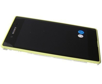 Etupaneeli kosketuspaneelilla and Näyttö Sony D2202 / D2203 / D2206 Xperia E3 lime Alkuperäinen