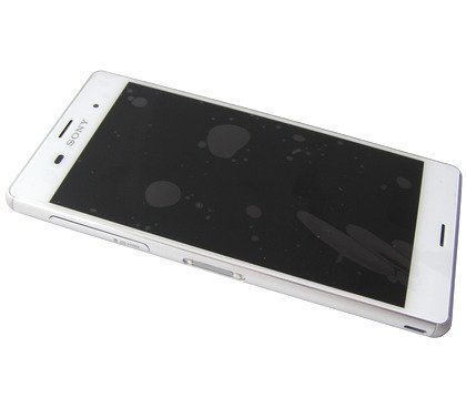 Etupaneeli kosketuspaneelilla and Näyttö SonyD6633 Xperia Z3 Dual SIM valkoinen Alkuperäinen