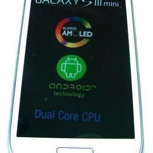 Etupaneeli kosketuspaneelilla and lcd Näyttö Samsung I8190 Galaxy S3 Mini valkoinen Alkuperäinen