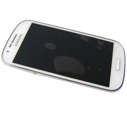 Etupaneeli kosketuspaneelilla and lcd Näyttö Samsung I8730 valkoinen Alkuperäinen