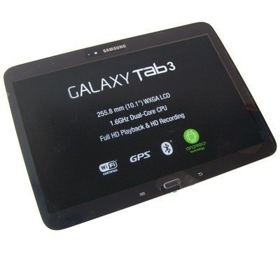 Etupaneeli kosketuspaneelilla and lcd Näyttö Samsung P5200 Galaxy Tab 3/ P5210 Galaxy Tab 3.10.1/ P5220 Galaxy Tab 3 10.1 musta Alkuperäinen