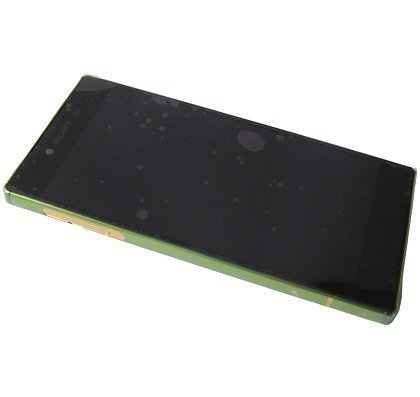 Etupaneeli kosketuspaneelilla ja LCD näytöllä Sony Xperia Z5 Premium DUAL Kulta Alkuperäinen