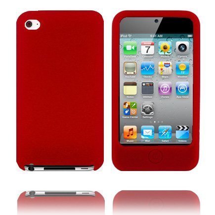 Evolution T4 Punainen Ipod Touch 4 Silikonikuori