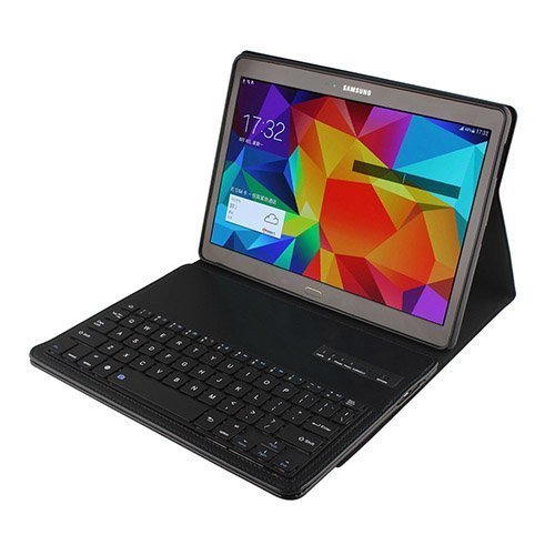 Feldborg Keyboard Samsung Galaxy Tab S 10.5 Irrotettava Näppäimistö Suojakotelo Us Layout Musta