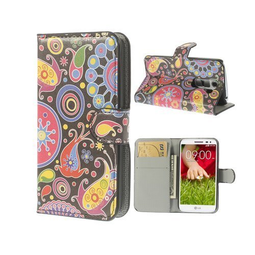 Festival Paisley Flowers Lg G2 Mini Flip Nahkakotelo