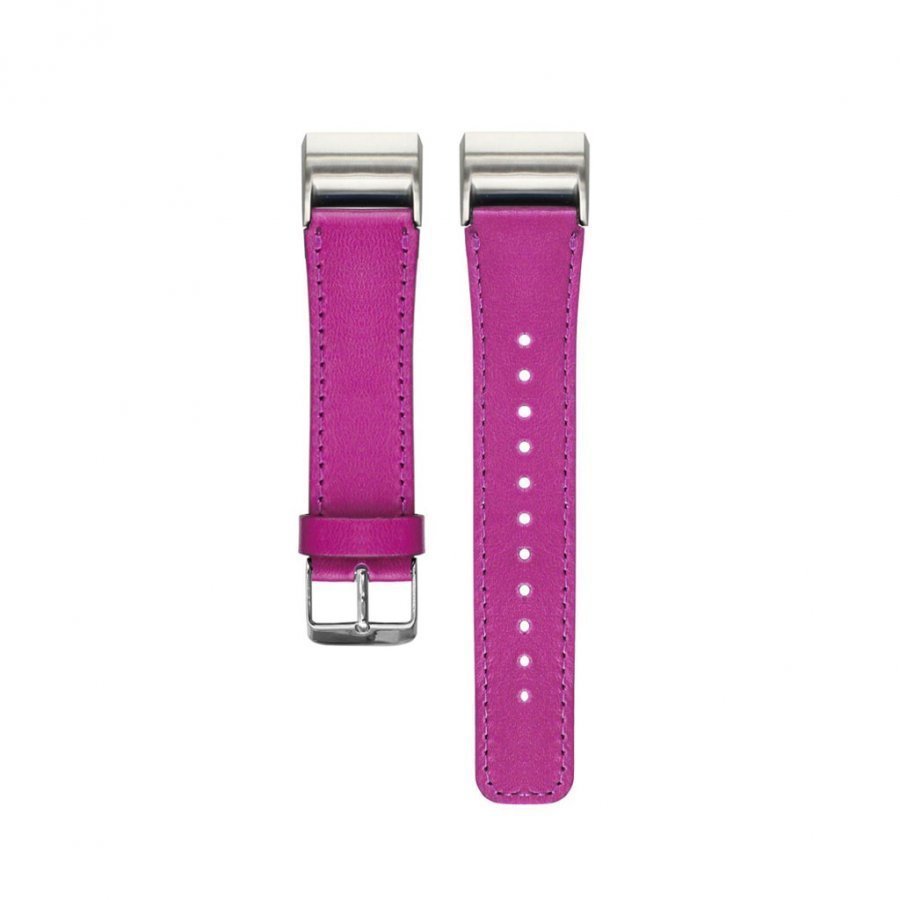 Fitbit Charge 2 Aito Nahka Ranneke Kuuma Pinkki