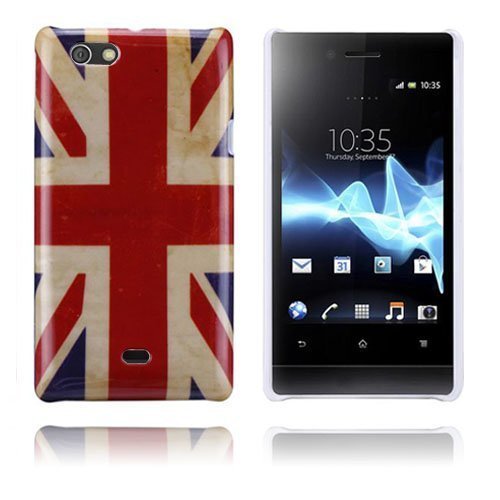 Flag Ison-Britannian Lippu Sony Xperia Miro Suojakuori