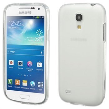 Flex TPU Suojakotelo Samsung Galaxy S 4 Mini I9190 I9192 I9195 Valkoinen