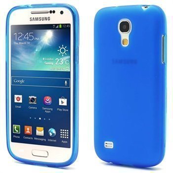 Flex TPU Suojakotelo Samsung Galaxy S4 Mini I9190 I9192 I9195 Sininen