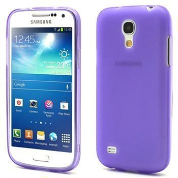 Flex TPU Suojakotelo Samsung Galaxy S4 Mini I9190 I9192 I9195 Violetti
