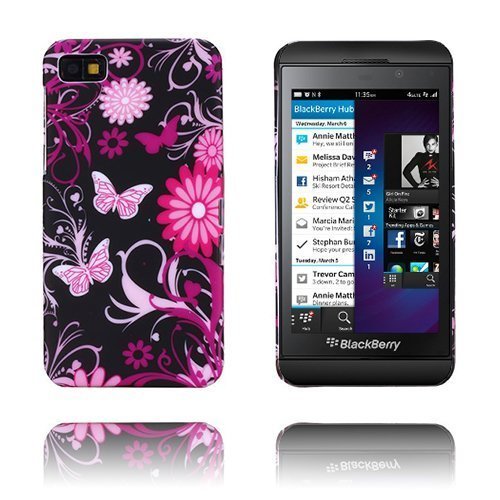 Flower Power Pinkit Perhoset Blackberry Z10 Suojakuori