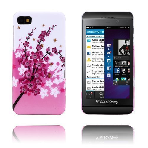 Flower Power Pinkki Blackberry Z10 Suojakuori
