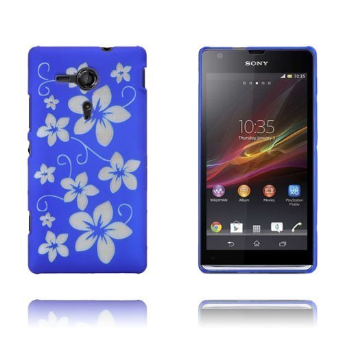 Flowers Sininen Sony Xperia Sp Suojakuori