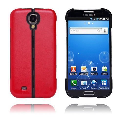 Folding Case Punainen Samsung Galaxy S4 Suojakuori