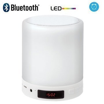 Forever BS-700 Bluetooth-Kaiutin & RGB LED-Lamppu jossa Herätyskello