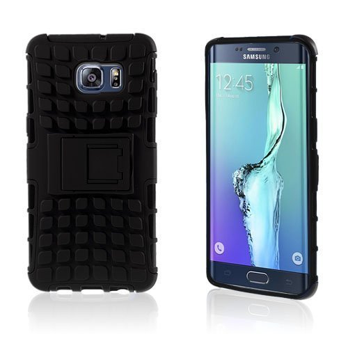 Fosse Samsung Galaxy S6 Edge Plus Hybridi Kuori Musta