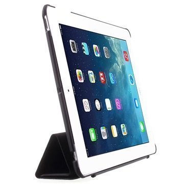 Four-Fold Smart Suojakotelo iPad 2 iPad 3 iPad 4 Musta