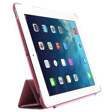 Four-Fold Smart Suojakotelo iPad 2 iPad 3 iPad 4 Pinkki