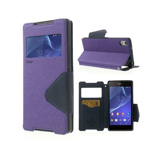 Freestyle Violetti Sony Xperia Z2 Nahkakotelo