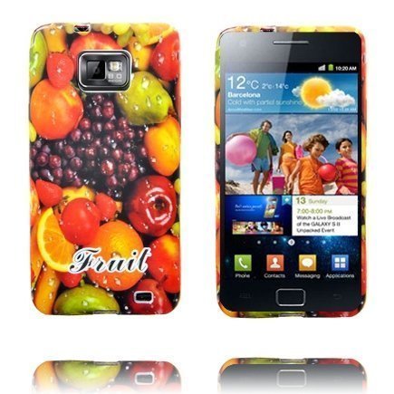 Fresh Fruit Hedelmät Viinirypäleet Samsung I9100 Galaxy S2 Silikonikuori