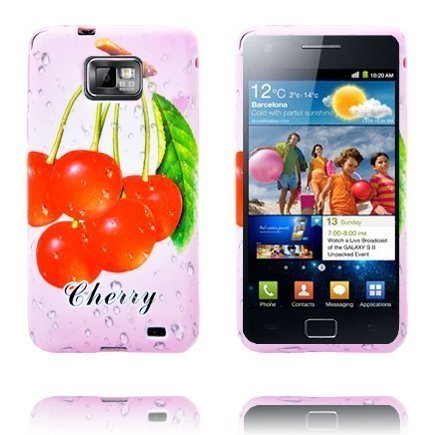 Fresh Fruit Kirsikka Samsung I9100 Galaxy S2 Silikonikuori