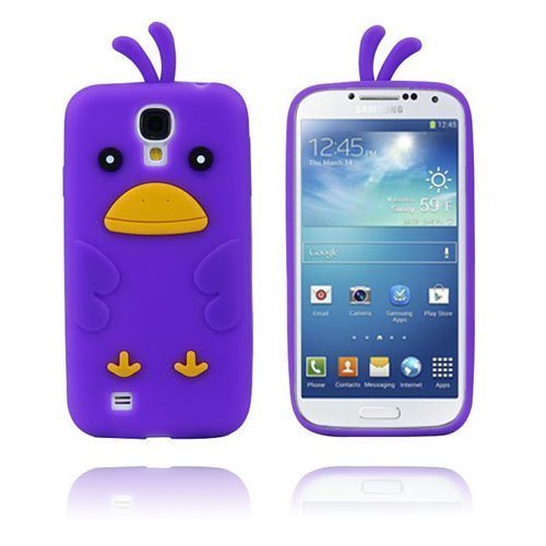 Funny Chicken Violetti Samsung Galaxy S4 Silikonikuori