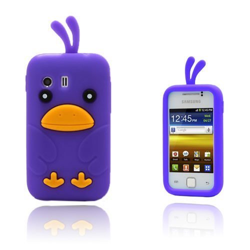 Funny Chicken Violetti Samsung Galaxy Y Silikonikuori